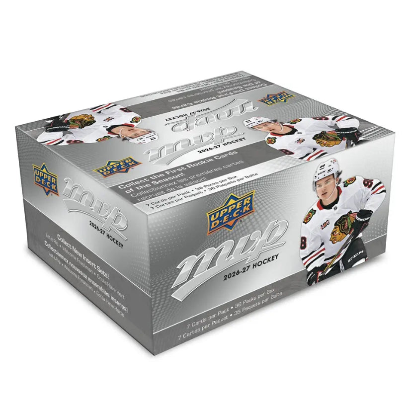 2026-27 Upper Deck MVP Hockey Cards Retail Box