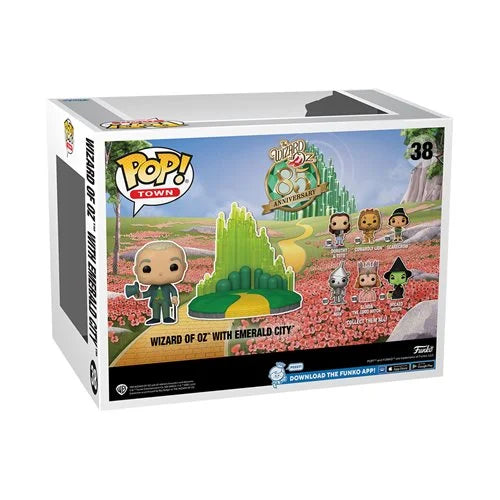 The Wizard of Oz 85th Anniversary Wizard of Oz with Emerald City Funko Pop! Town #38