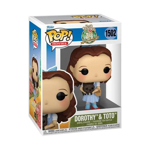 The Wizard of Oz 85th Anniversary Dorothy and Toto Funko Pop! Vinyl Figure #1502 and Buddy