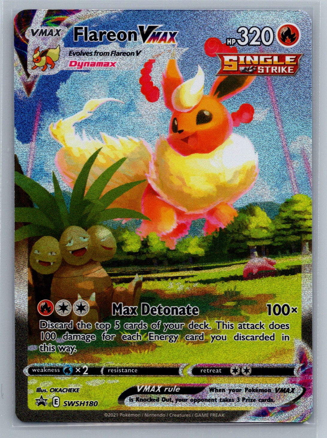 Flareon VMAX Promo SWSH: Sword & Shield Promo Cards SWSH180 NM