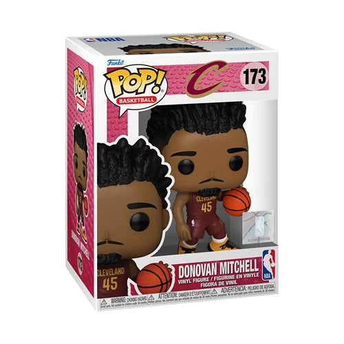 NBA Cleveland Cavaliers Donovan Mitchell Funko Pop! Vinyl Figure #173