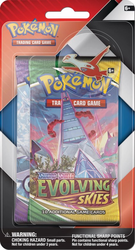 Pokemon TCG: Bundle Two 2-Blisters Packs Evolving Skies & Chilling Reign