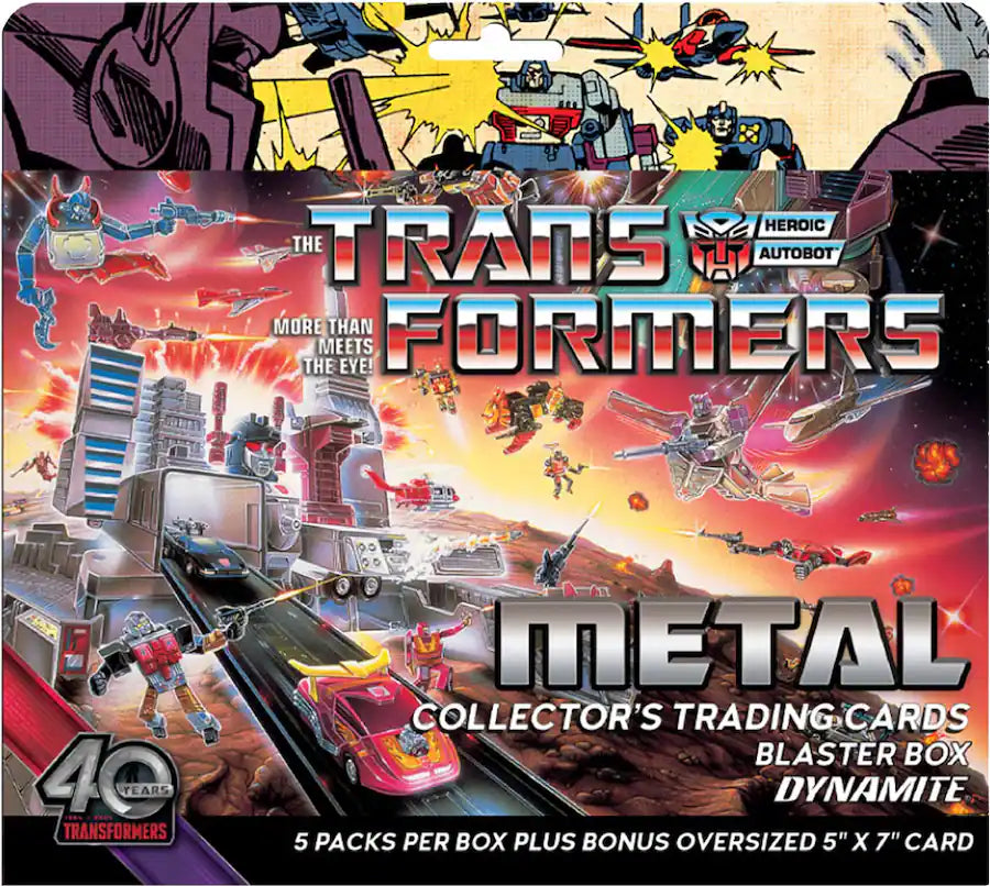 2026 Transformers 40th Anniversary Metal Collector’s Set Blaster Box