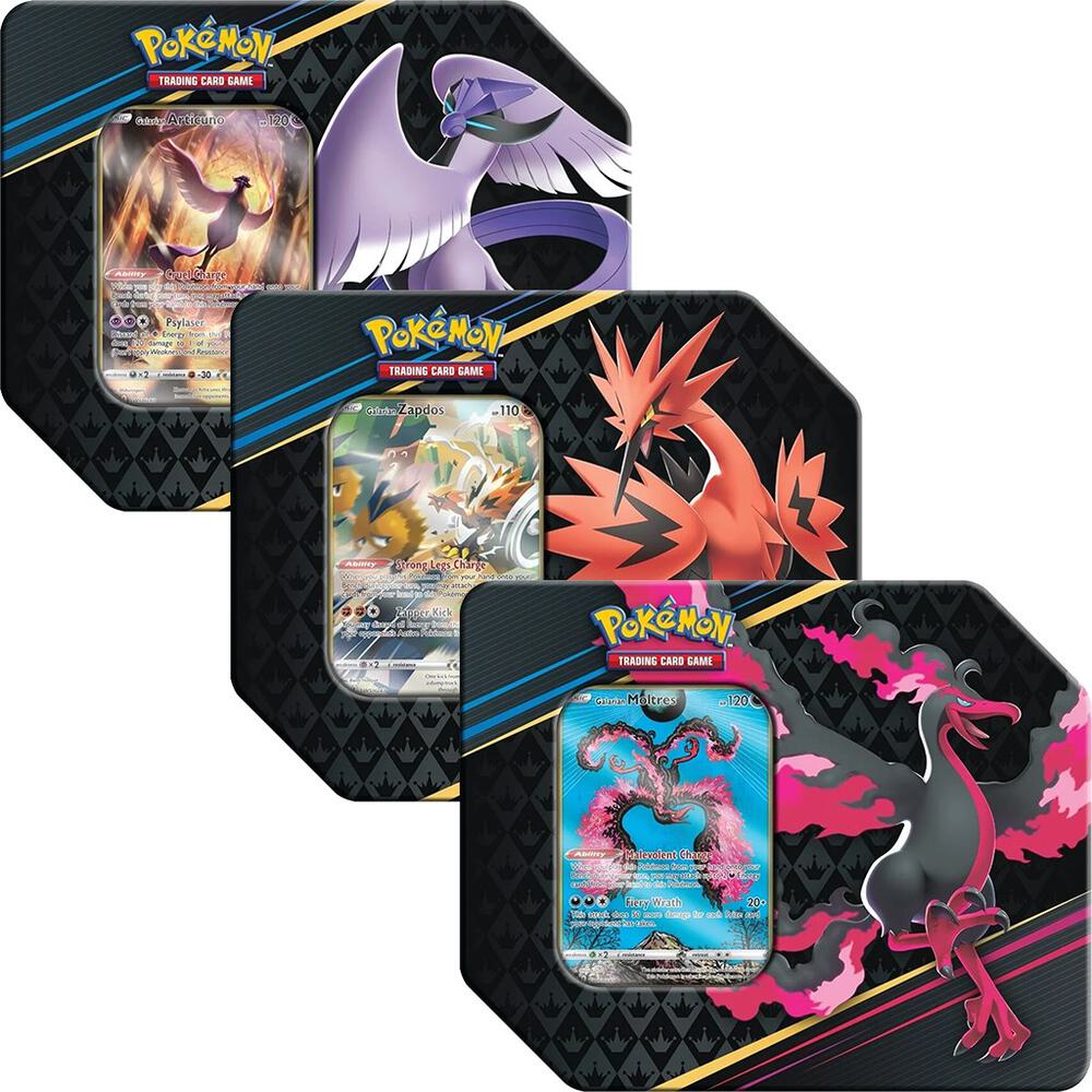 Pokémon TCG: Crown Zenith Tins (Set of 3)