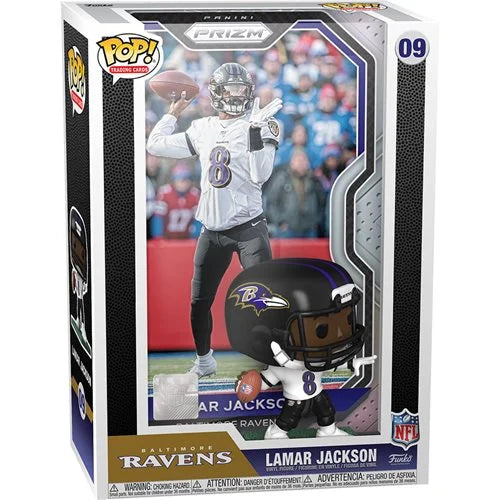 NFL Baltimore Ravens Lamar Jackson Funko Pop! Trading Card Figure #09