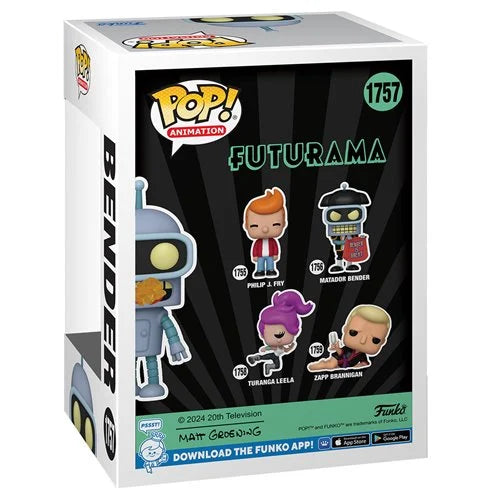 Futurama Bender Funko Pop! Vinyl Figure #1757 - Specialty Series