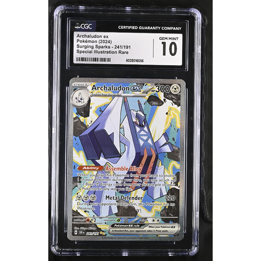 Archaludon Ex Special Illustration Rare Surging Sparks 241/191 CGC GEM MINT 10