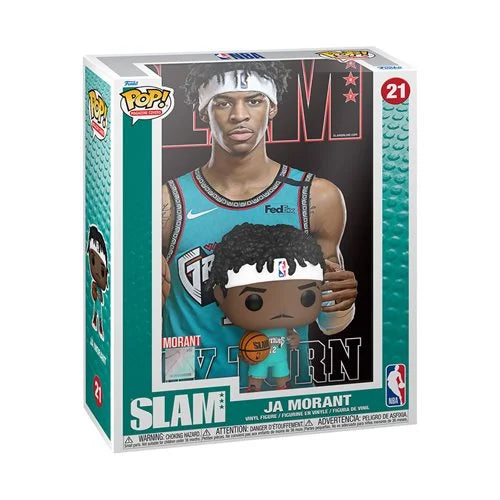 NBA Slam Ja Morant Funko Pop! Cover Figure #21 with Case