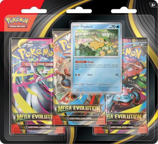 Pokemon TCG: Mega Evolution - 3 Pack Blister with Promo