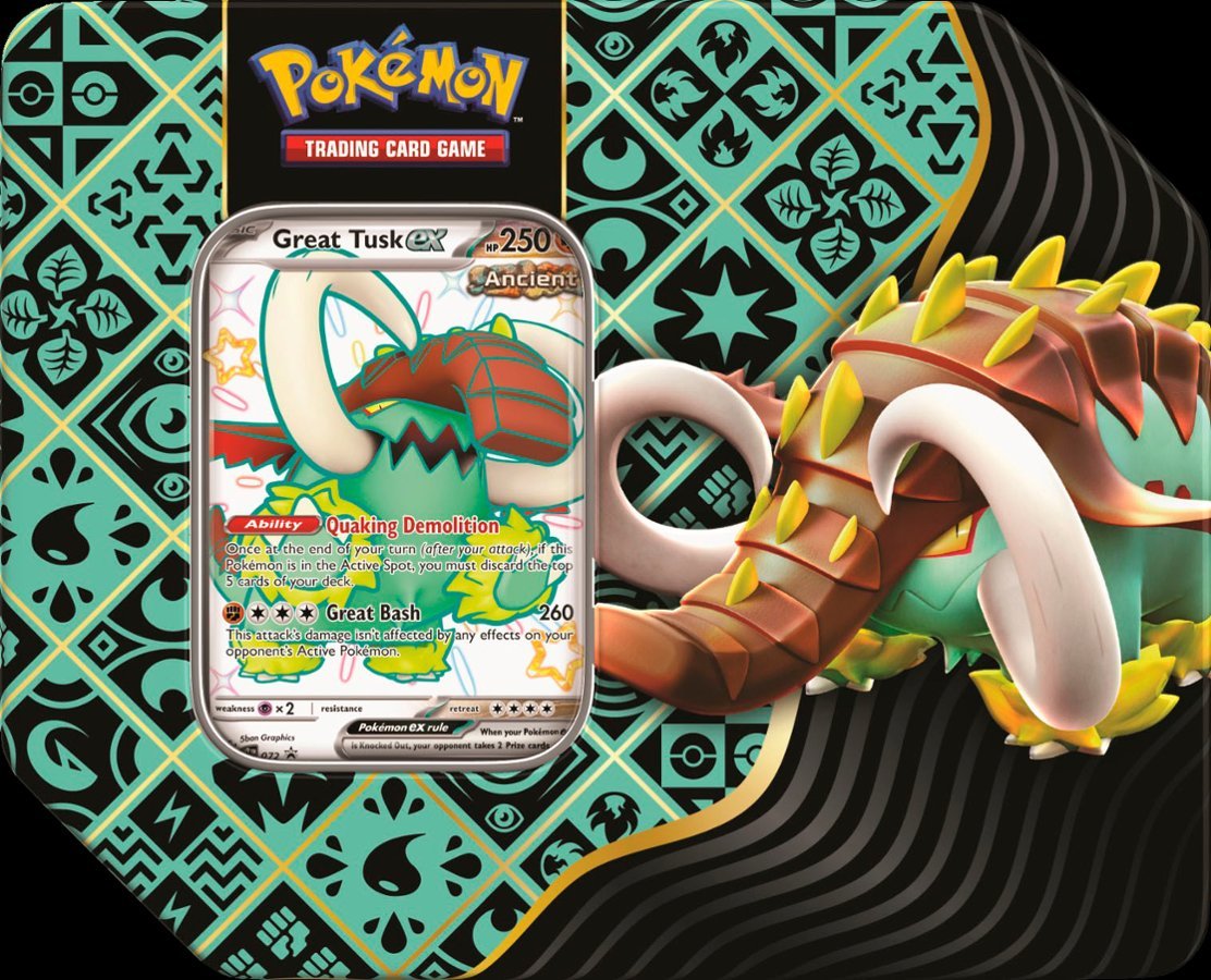 Pokmon TCG: Scarlet & VioletPaldean Fates Tin Collectors Row Pokmon TCG: Scarlet & VioletPaldean Fates Tin Collectors Row