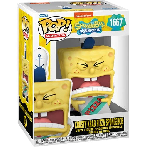 SpongeBob SquarePants 25th Anniversary Krusty Krab Pizza SpongeBob Funko Pop! Vinyl Figure #1667