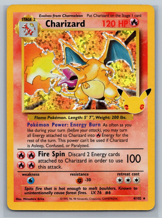 Charizard Classic Collection Celebrations: Classic Collection 4/102 NM