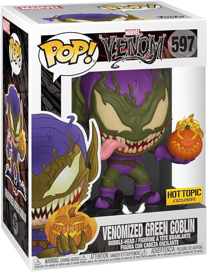 Funko Pop Venom - Venomized Green Goblin 597 - Hot Topic Exclusive