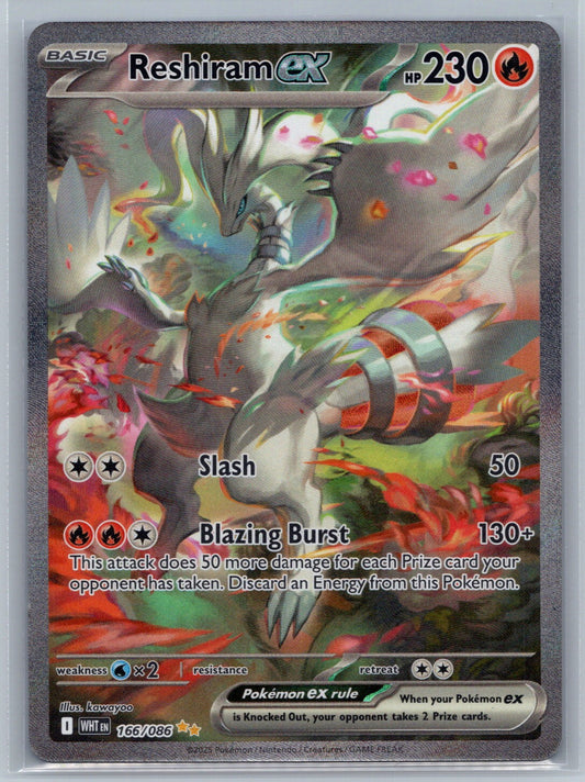 Reshiram ex Special Illustration Rare SV: White Flare 166/086 NM