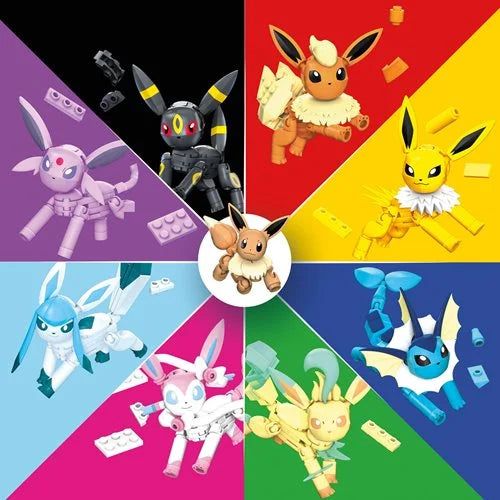 Mega Construx Pokemon Every Eevee Evolution Pack