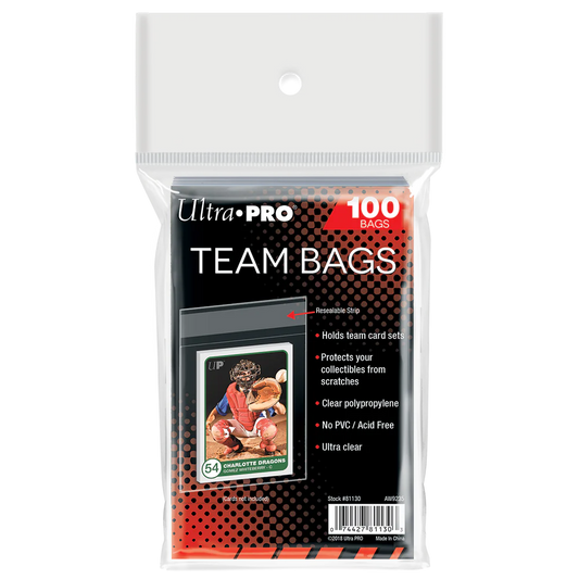 Ultra Pro Team Bags Resealable Sleeves (100ct)