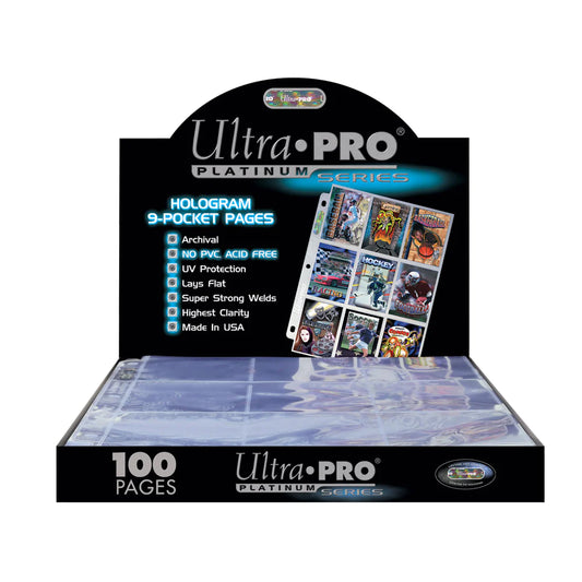 Ultra Pro Platinum Series Pocket Pages (100ct) for Cards and Photos