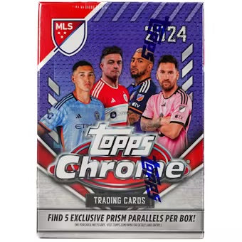 2024 Topps MLS Major League Soccer Chrome 7-Pack Blaster Box