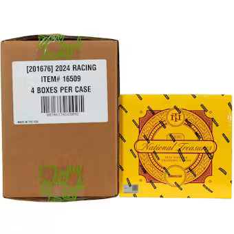 2024 Panini National Treasures Racing Hobby 4-Box Case