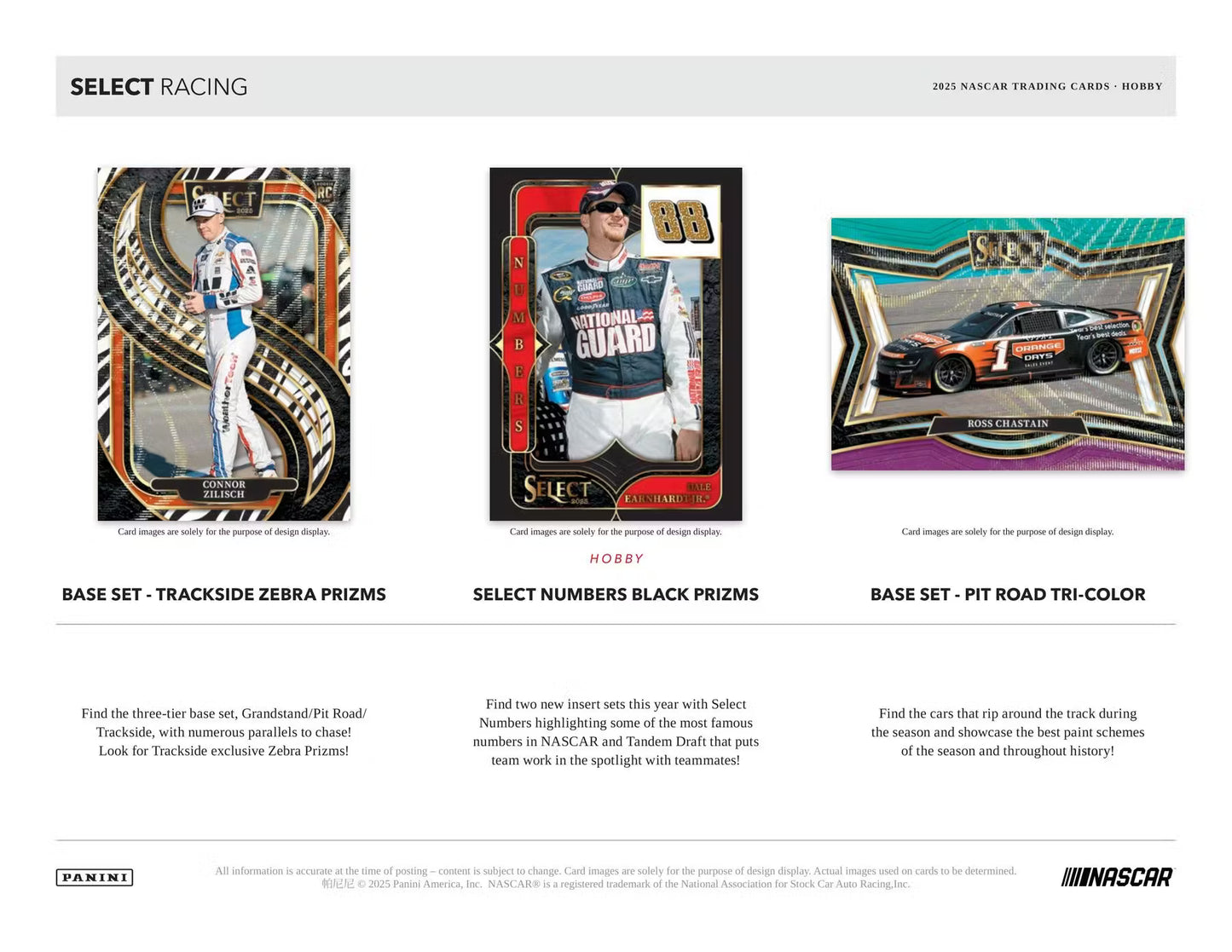 2025 Panini Select NASCAR Racing Hobby Box