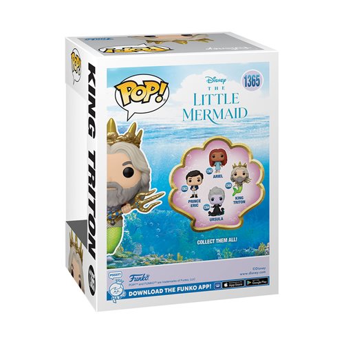 The Little Mermaid Live Action King Triton Funko Pop! Vinyl Figure #1365