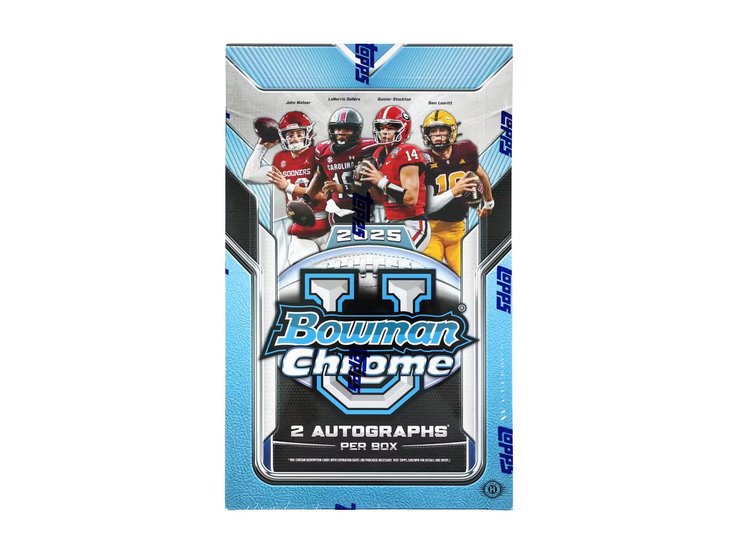2025 Bowman University Chrome Football Hobby Box