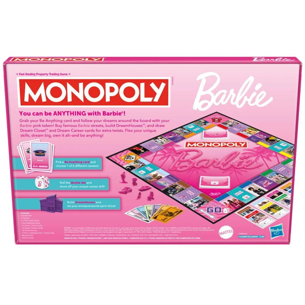 Monopoly: Barbie Edition Board Game