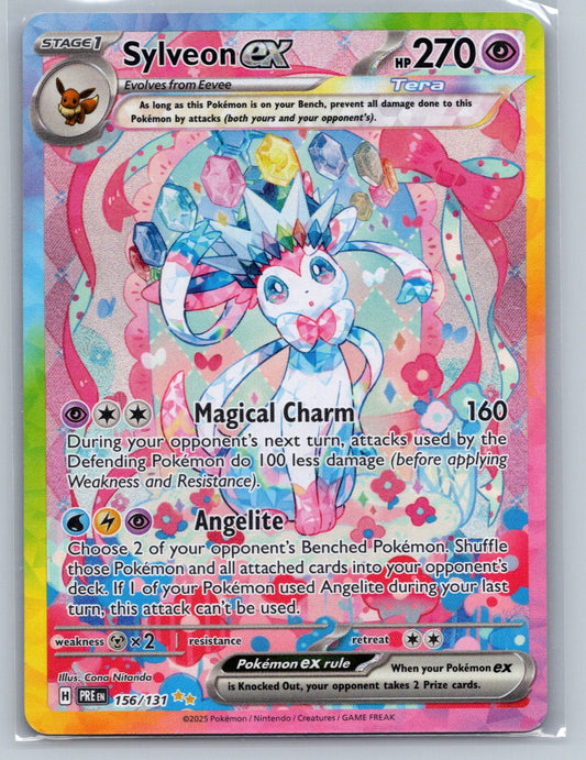 Sylveon ex - Special Illustration Rare SV: Prismatic Evolutions 156/131 NM