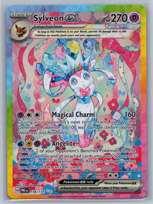 Sylveon ex Special Illustration Rare SV: Prismatic Evolutions 156/131 NM