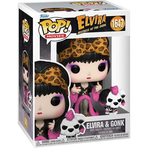 Elvira and Gonk Funko Pop! Vinyl Figure #1647 and Buddy