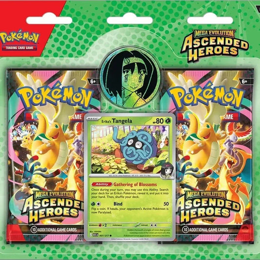 Pokémon TCG: Mega Evolution: Ascended Heroes: 2-Booster Blister