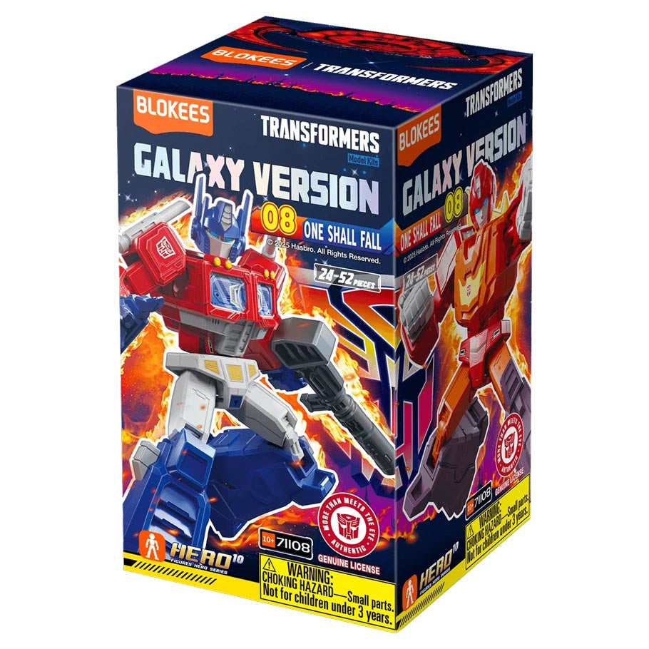 Blokees: Transformers: Galaxy Version 08: One Shall Fall Display