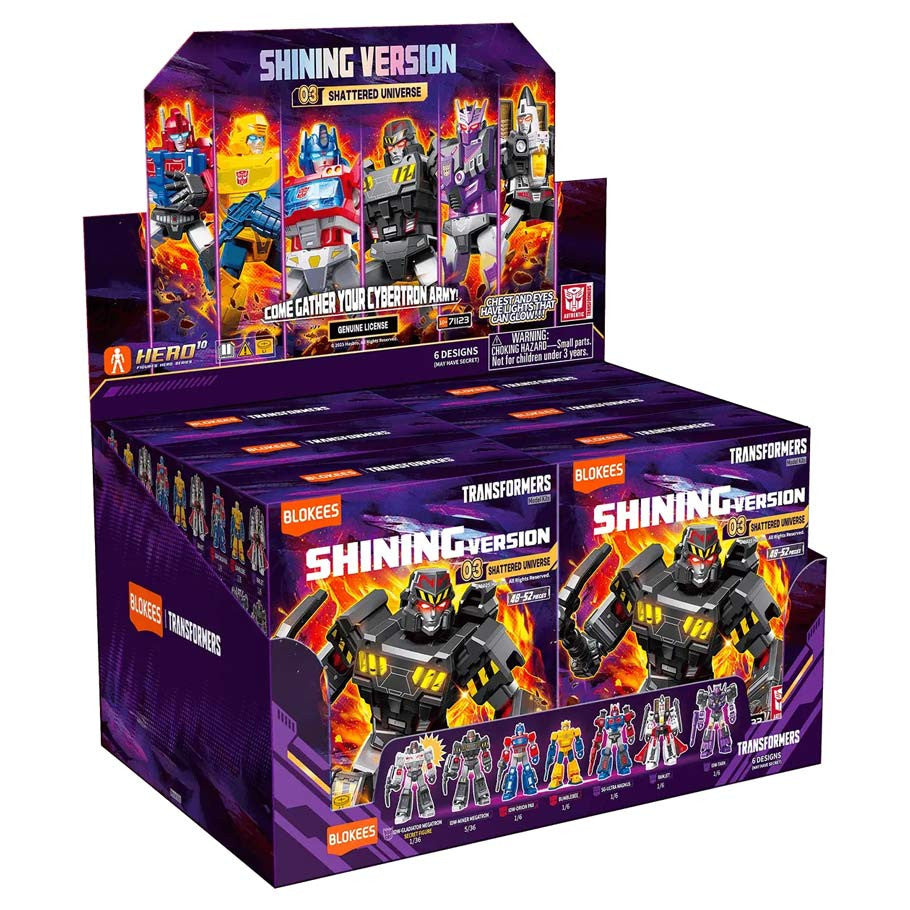 Blokees: Transformers: Shining Version 03: Shattered Universe Display