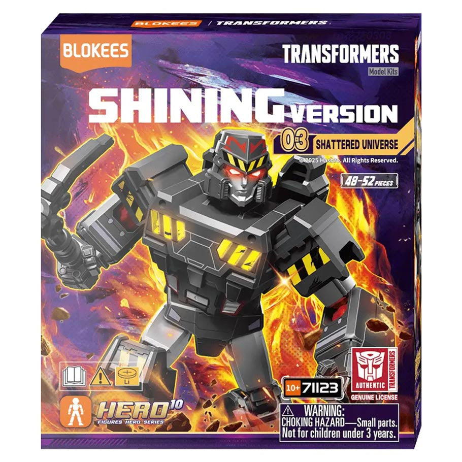 Blokees: Transformers: Shining Version 03: Shattered Universe Display