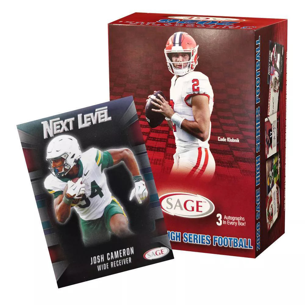 2026 Sage High Series Football Trading Card Blaster Box