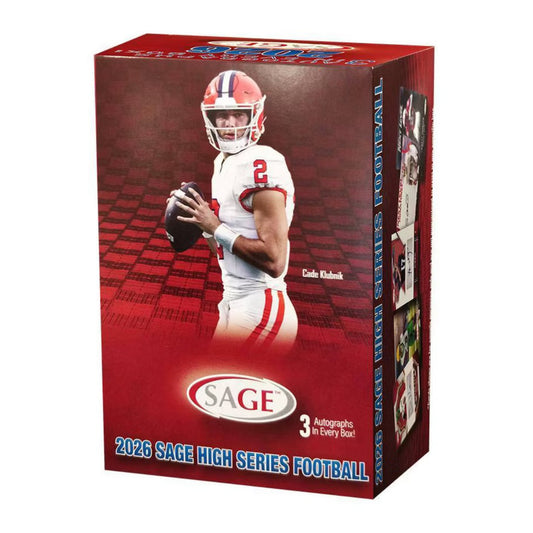 2026 Sage Hiigh Series Football Trading Card Blaster Box