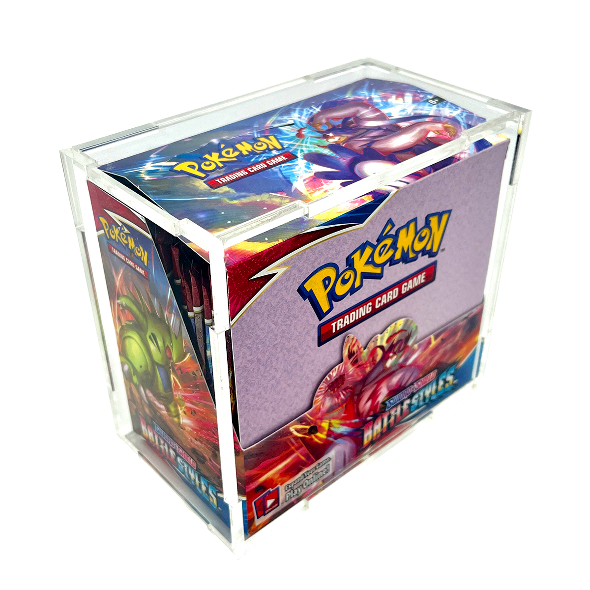 English Booster Box Premium Acrylic Display Case