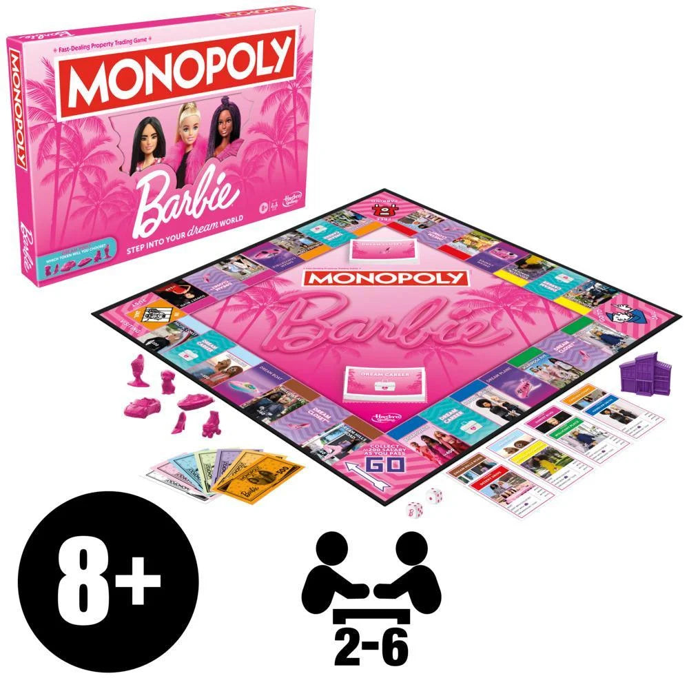 Monopoly: Barbie Edition Board Game