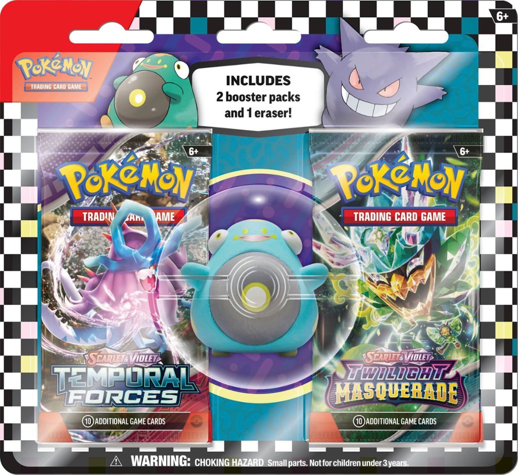 Pokemon TCG: 2024 Back To School Eraser Blister