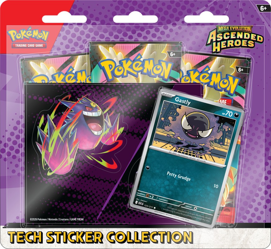 Pokémon TCG: Mega Evolution: Ascended Heroes: Tech Sticker Collection