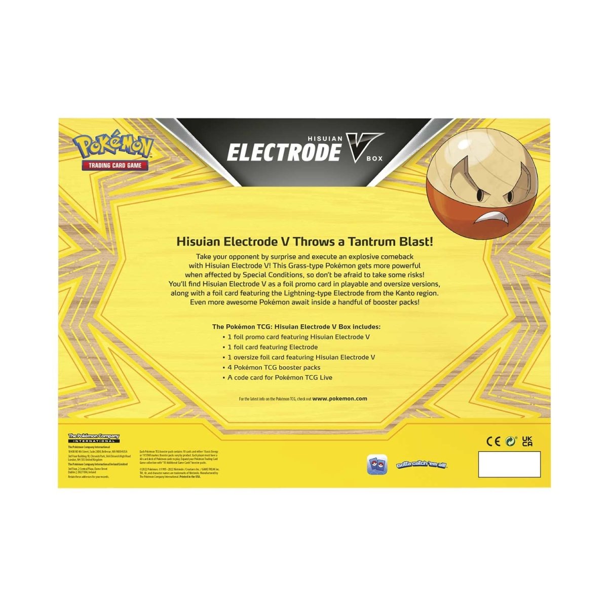 Pokémon TCG: Hisuian Electrode V Box