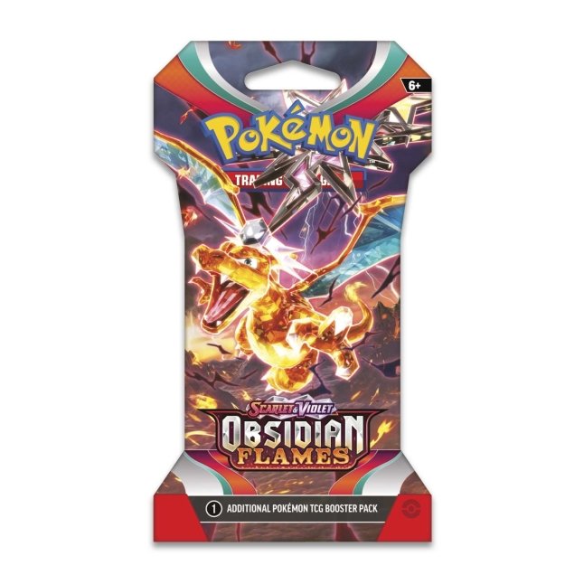 Pokémon TCG: Scarlet & Violet-Obsidian Flames Sleeved Booster Pack (10 Cards)