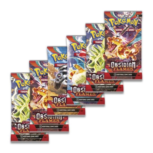 Pokémon TCG: Scarlet & Violet-Obsidian Flames Booster Bundle (6 Packs)