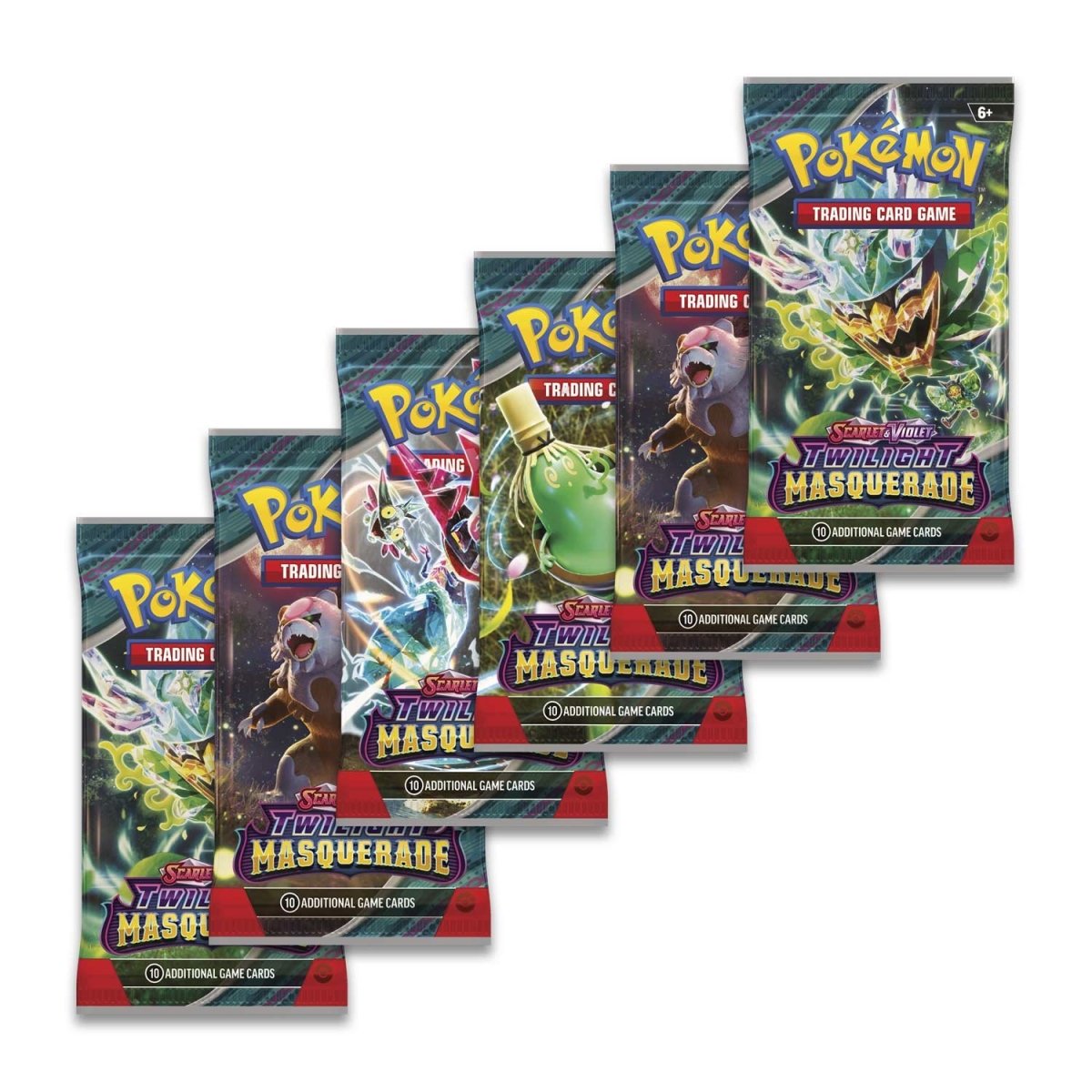 Pokémon TCG: Scarlet & Violet-Twilight Masquerade Booster Bundle (6 Packs) - Pre-Order