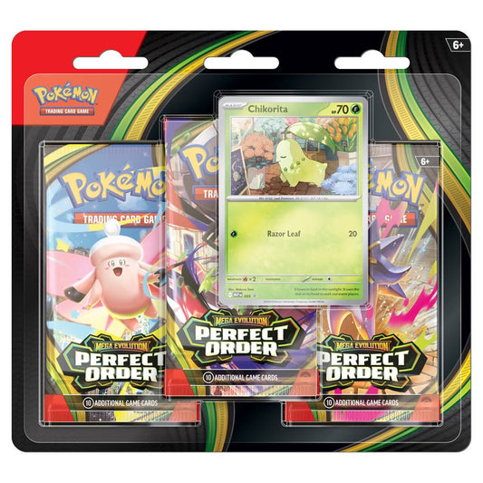 Pokémon TCG: Mega Evolution 3: Perfect Order: 3 Pack Booster Blister