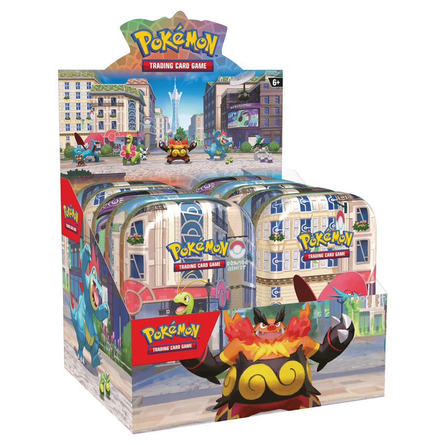 Pokémon TCG: Lumiose City Mini Tin Display