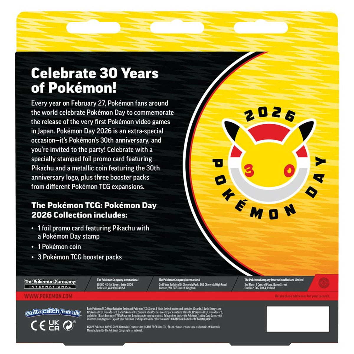 Pokémon TCG: Pokémon Day 2026 Collection
