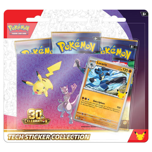 Pokémon TCG: 30th Celebration: Tech Sticker Collection