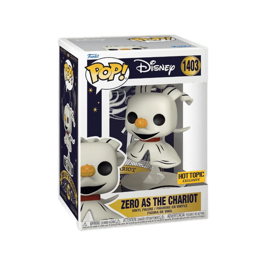 Zero as The Chariot #1403 Funko Pop! - The Nightmare Before Christmas - Hot Topic Exclusive