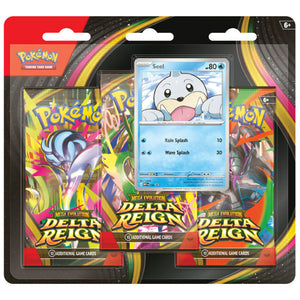 Pokémon TCG: Mega Evolution: Delta Reign 3 Pack Blister with Seel Promo